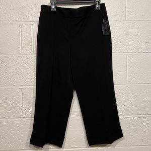 Rafaella 10 double stretch black dress pant NWT